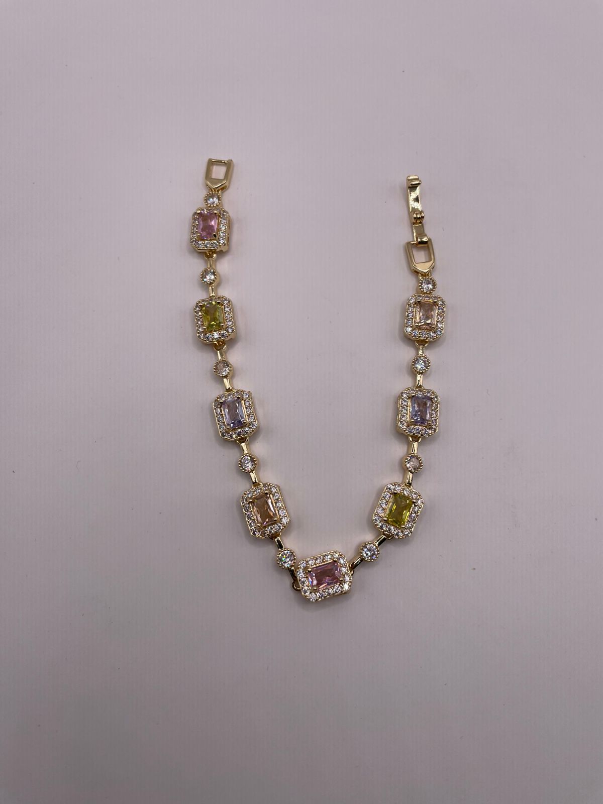 Pulseira Retangular Cravejada